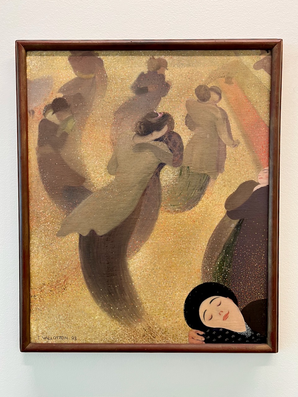 Des couples valsent, peints par Félix Valloton